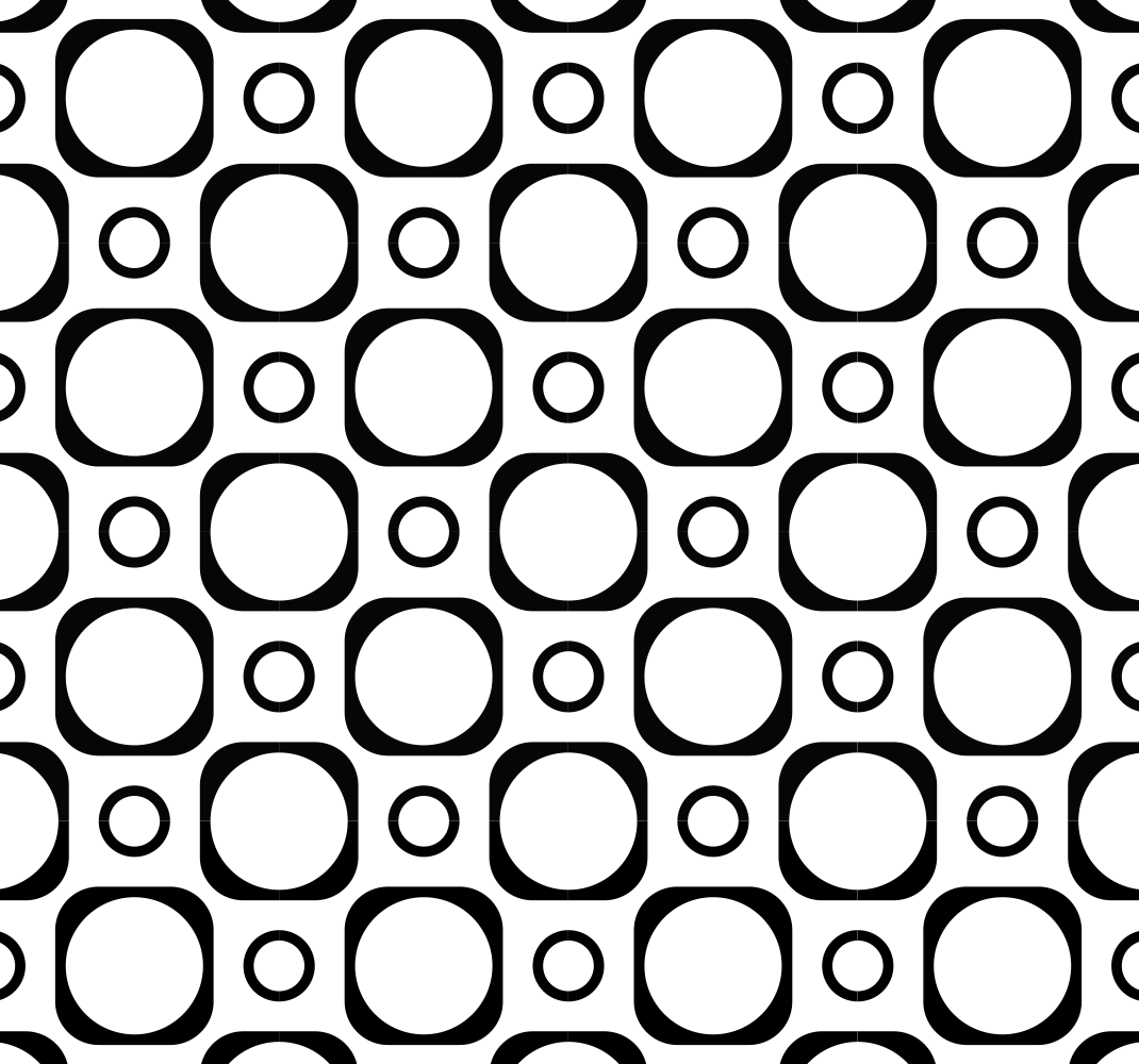 Alfombra vinílica dormitorio baldosas en blanco y negro - TenVinilo