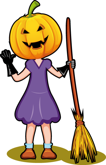 Alfombra vinílica infantil ilustración de halloween - TenVinilo