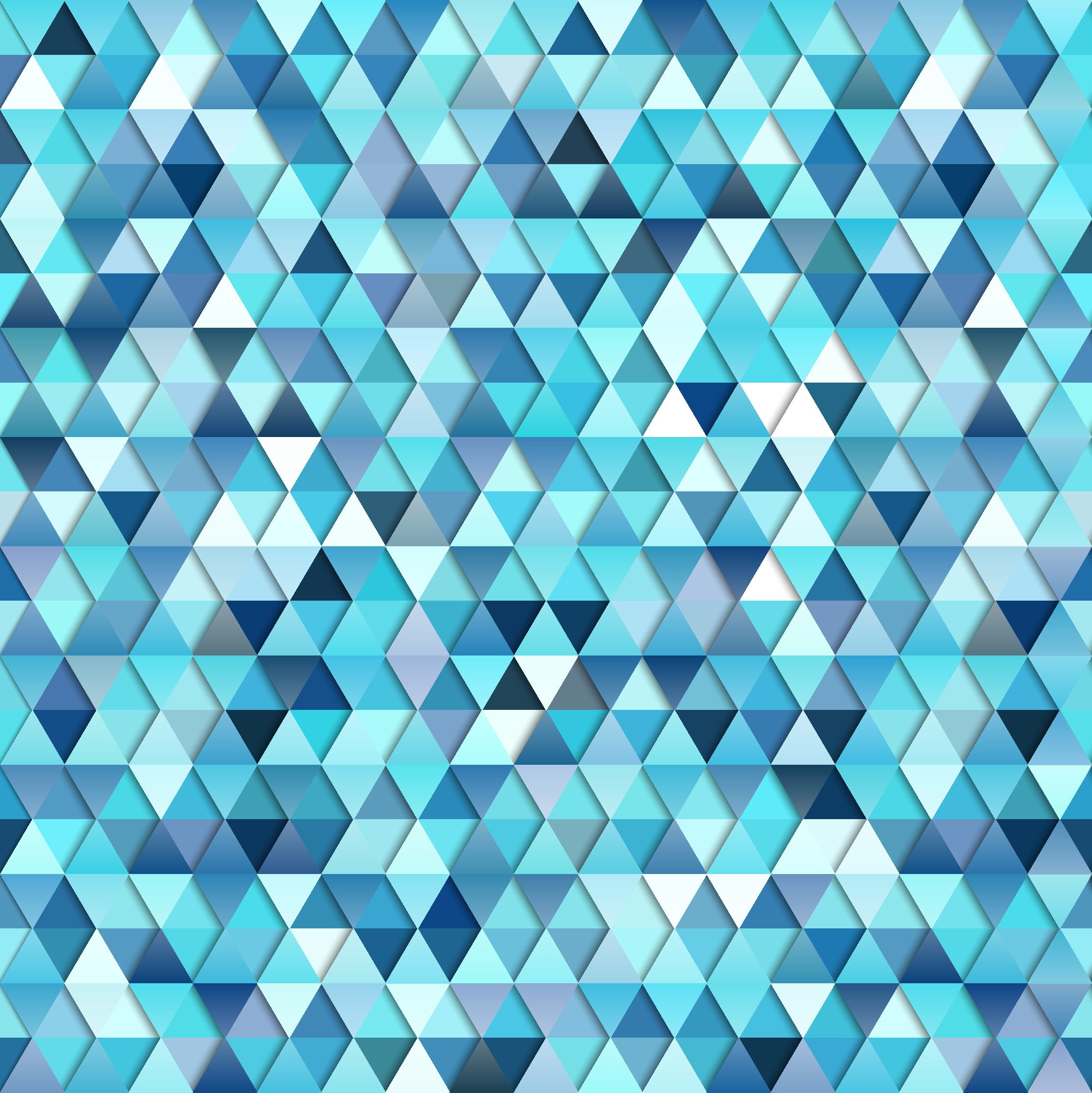 Alfombra vinílica baño azul abstracto geométrico - TenVinilo