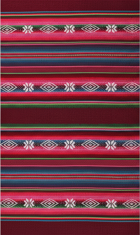 Alfombra vinílica diseño retro rojo - TenVinilo