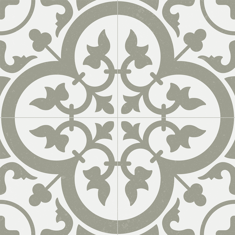 Alfombra vinílica cocina azulejo marruecos verde niebla - TenVinilo