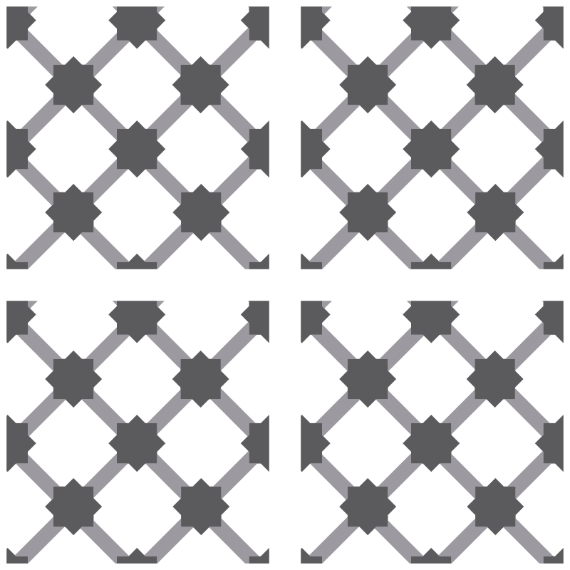 Alfombra vinílica cocina adhesivo azulejos retro - TenVinilo