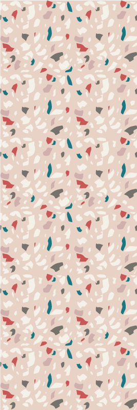 Alfombra vinílica dormitorio efecto terrazzo - TenVinilo