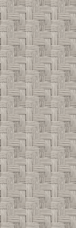 Alfombra vinílica oficina efecto mimbre gris hecho a mano - TenVinilo