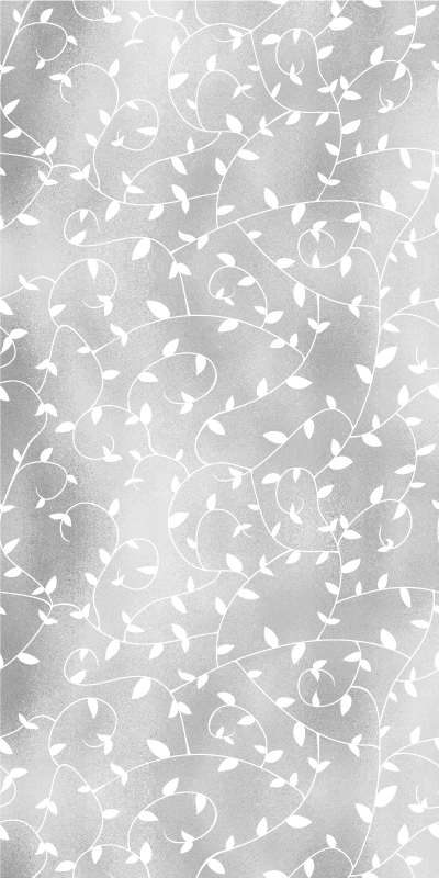 Alfombra vinílica oficina ramas blancas y plateadas - TenVinilo