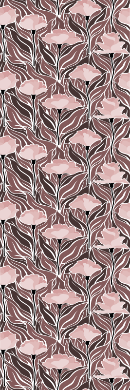 Alfombra vinílica dormitorio diseño abstracto vintage - TenVinilo