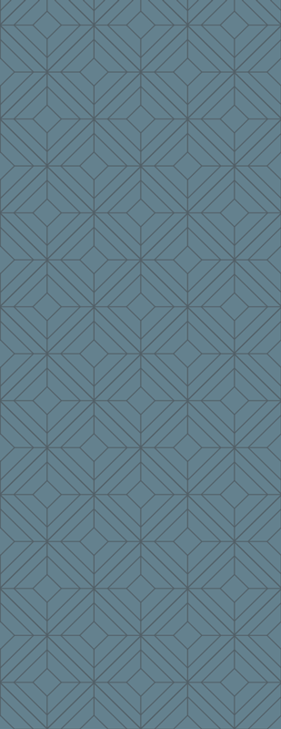 Alfombra vinílica nórdica patrón diamante gris - TenVinilo