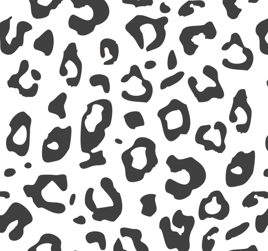 Aflombra vinílica animales leopardo negro - TenVinilo