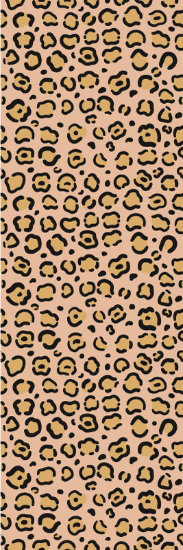 Aflombra vinílica animales leopardo pastel colorido - TenVinilo