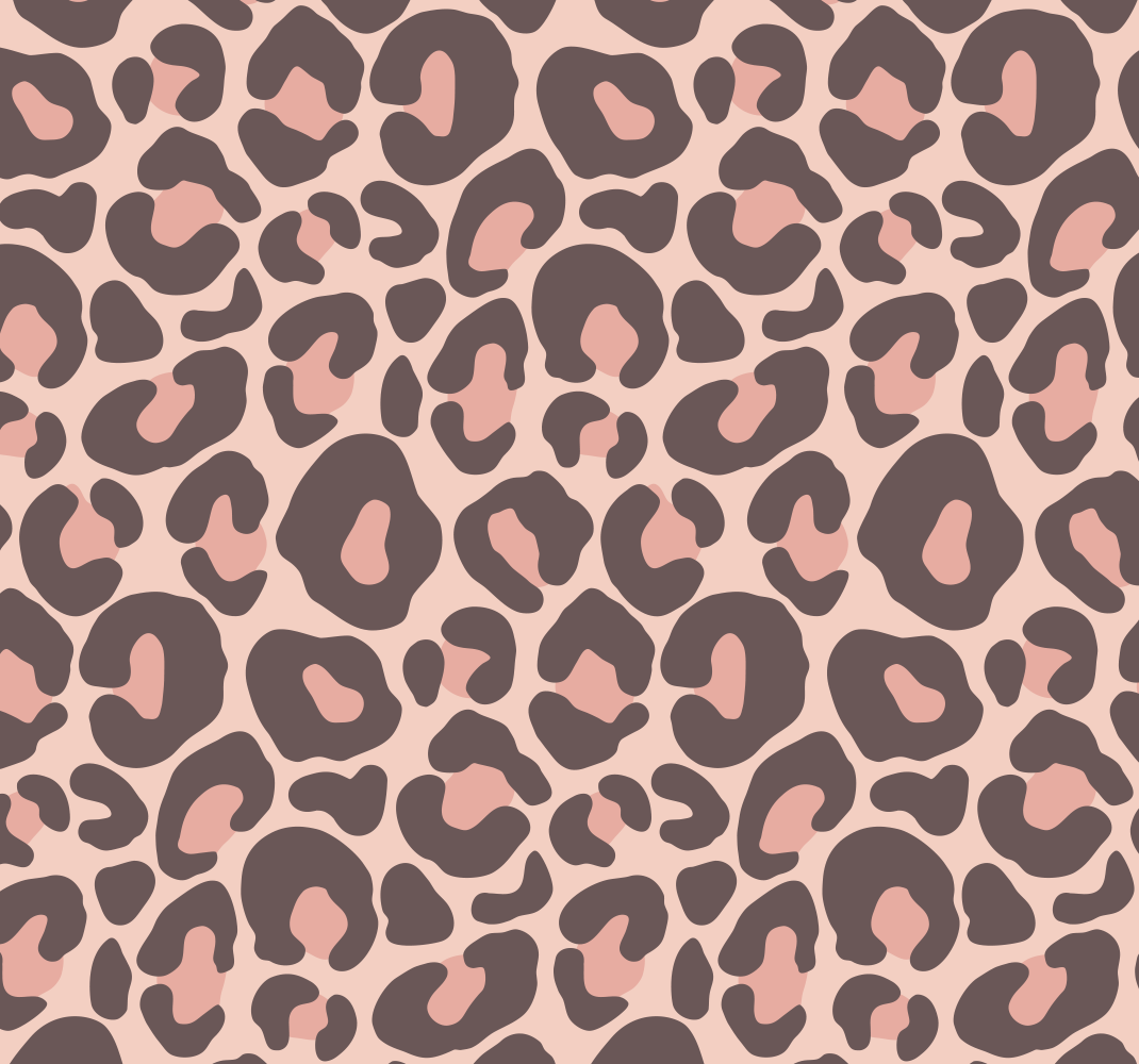 Aflombra vinílica animales estampado de leopardo rosa - TenVinilo