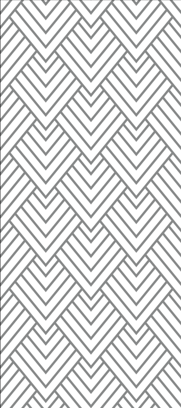 Alfombra vinílica imitación patrón triángulo blanco - TenVinilo