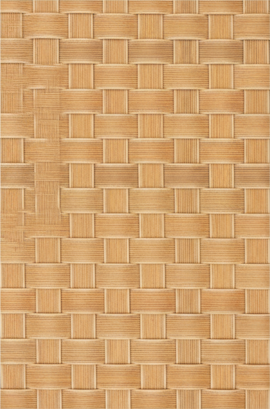 Alfombra vinílica imitación mimbre natural - TenVinilo