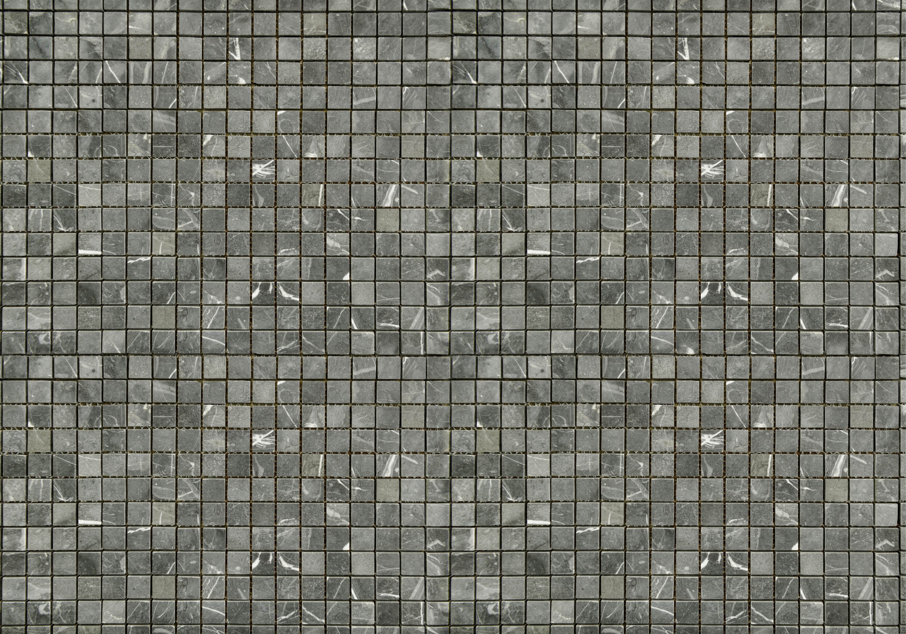 Alfombra vinílica imitación azulejos negros - TenVinilo