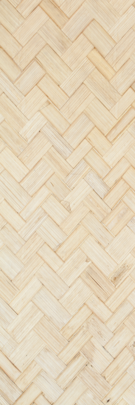 Alfombra vinílica imitación parquet en espiga blanca - TenVinilo
