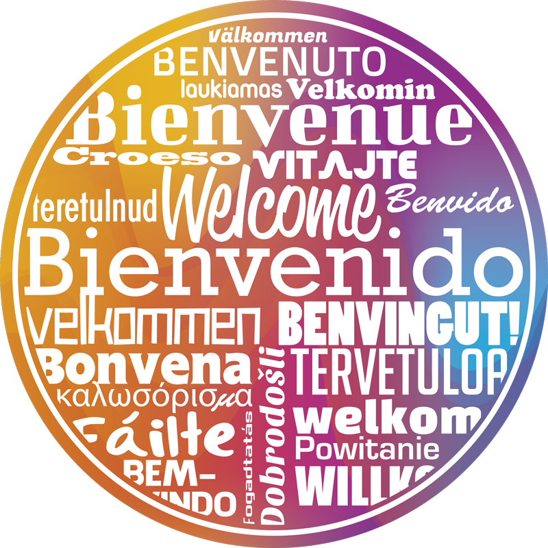 Alfombra vinílica recibidor bienvenido a tu hogar - TenVinilo