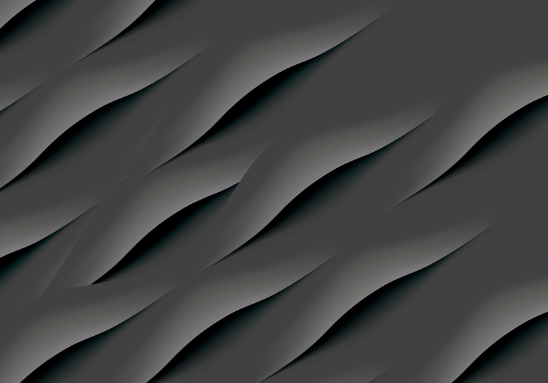 Alfombra vinílica gris patrones de olas grises abstractas - TenVinilo