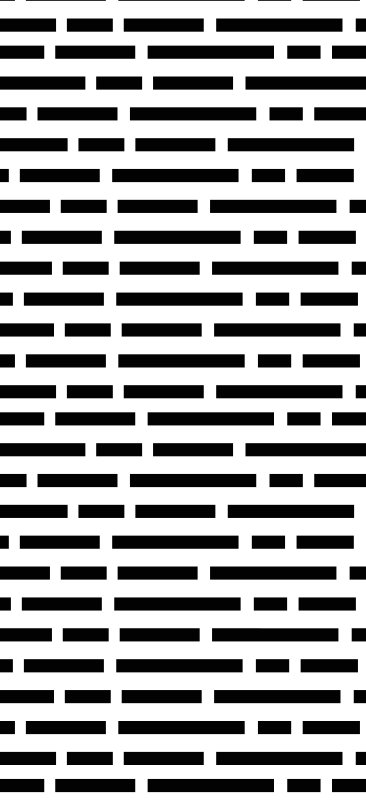 Alfombra vinílica pasillo rectángulos en blanco y negro - TenVinilo