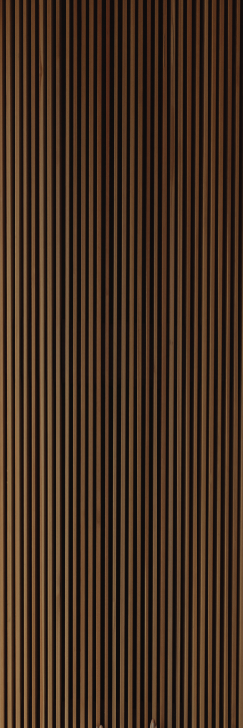 Alfombra vinílica marrón diseño vertical teka - TenVinilo