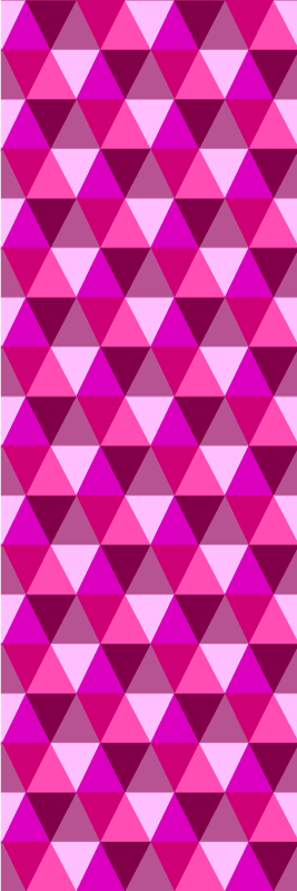 Alfombra vinilo rosa geométrica fucsia - TenVinilo