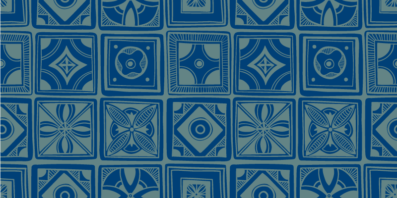 Alfombra vinílica hidráulica geométrico decorativo - TenVinilo