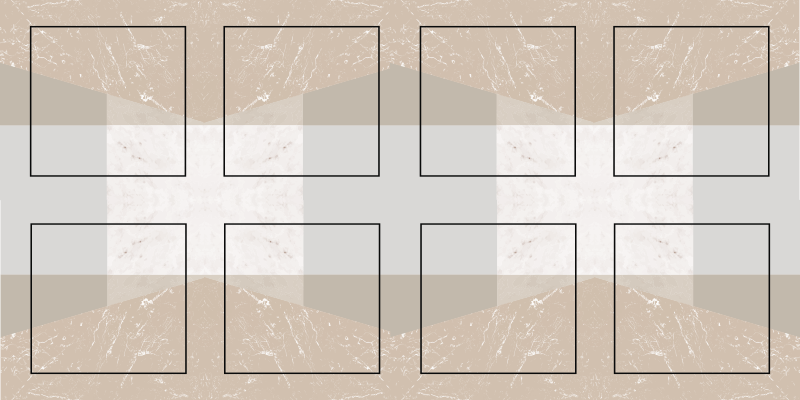 Alfombra vinílica cocina cuadrados de mármol - TenVinilo