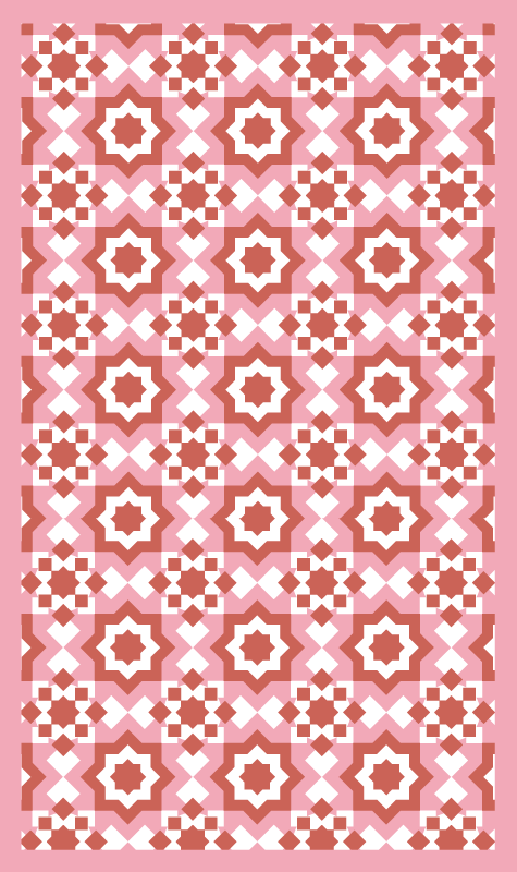 Alfombra hidráulica vinílica color rojo - TenVinilo