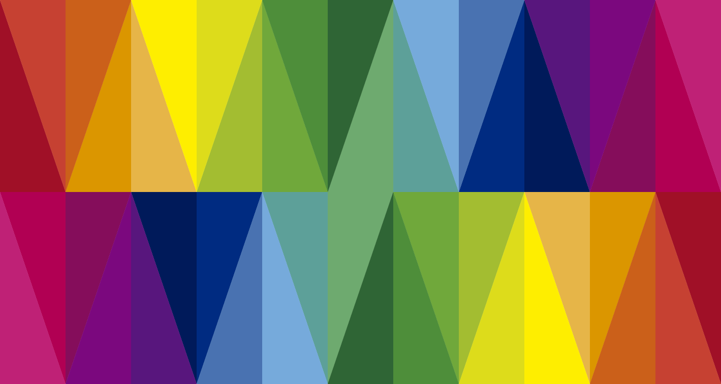 Alfombra de vinilo geométrica Triángulos arcoiris - TenVinilo