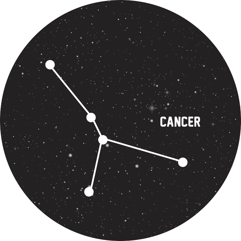 Alfombra vinílica de estrellas constelación celeste - TenVinilo