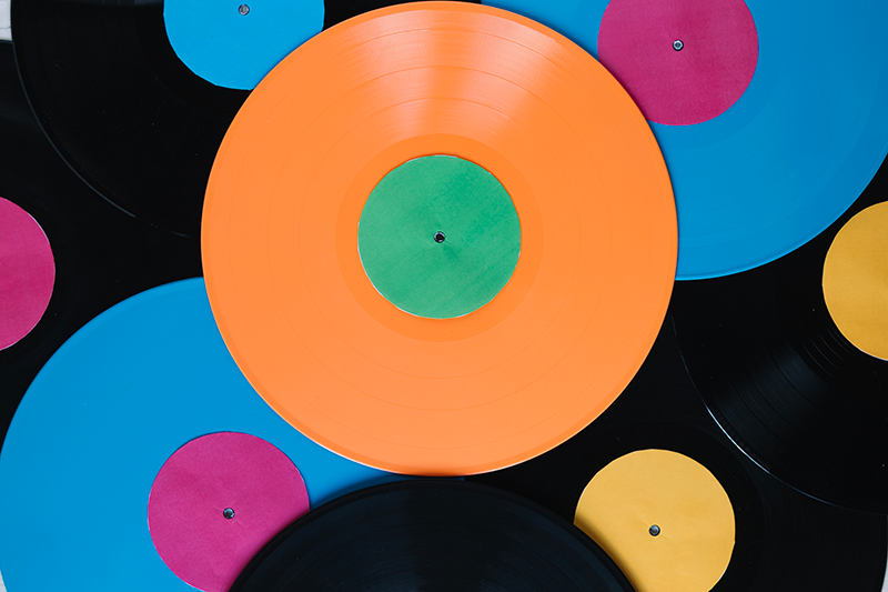 Alfombra vinílica vintage disco de vinilo - TenVinilo