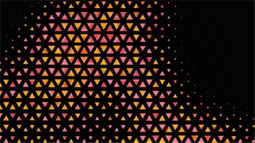 Alfombra de vinilo geométrica Triángulos abstractos - TenVinilo