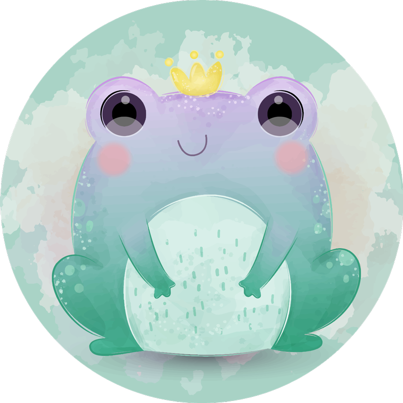 Aflombra vinílica animales Sapo de alfombra de vinilo para niños - TenVinilo