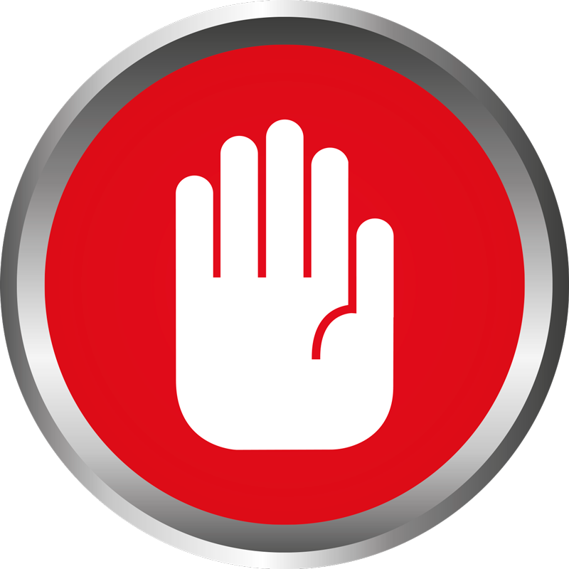 Alfombra vinílica imitación mármol señal de parada - TenVinilo