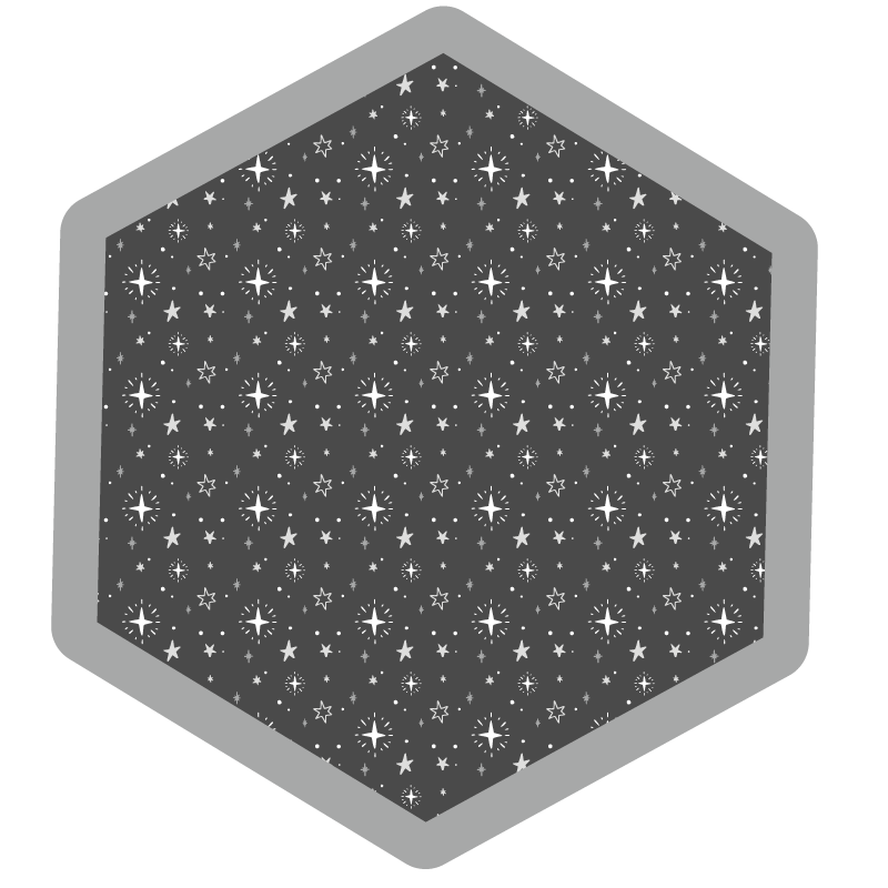 Alfombra vinílica de estrellas patrón celeste - TenVinilo