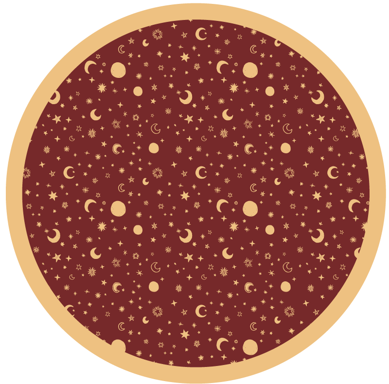 Alfombra vinílica bebé zona de juegos celestial - TenVinilo