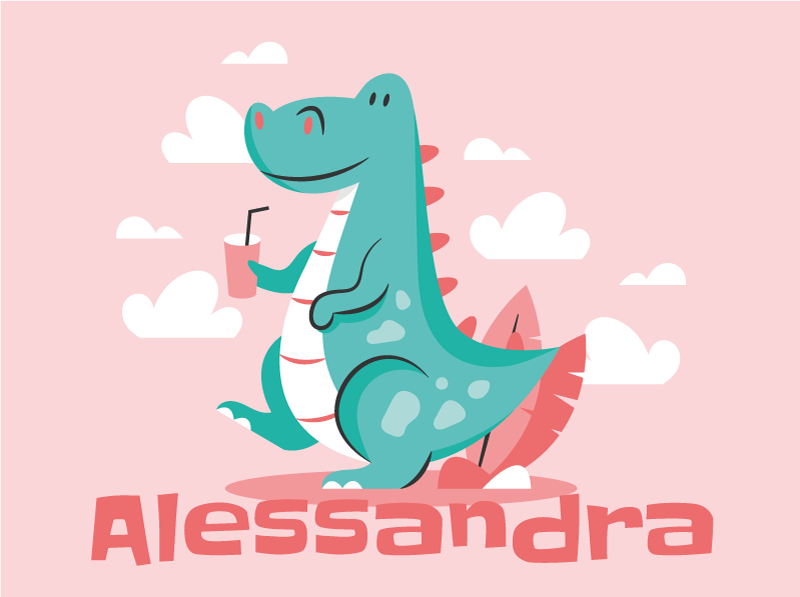 Alfombra vinílica personalizable dragón personalizado - TenVinilo