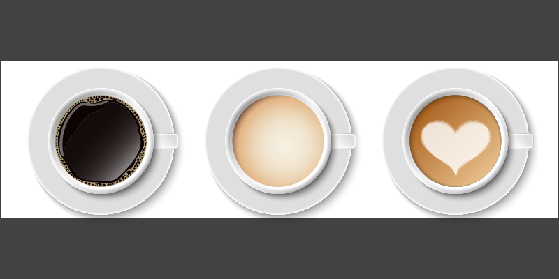 Alfombras vinílicas modernas Vista aerea vario cafe - TenVinilo