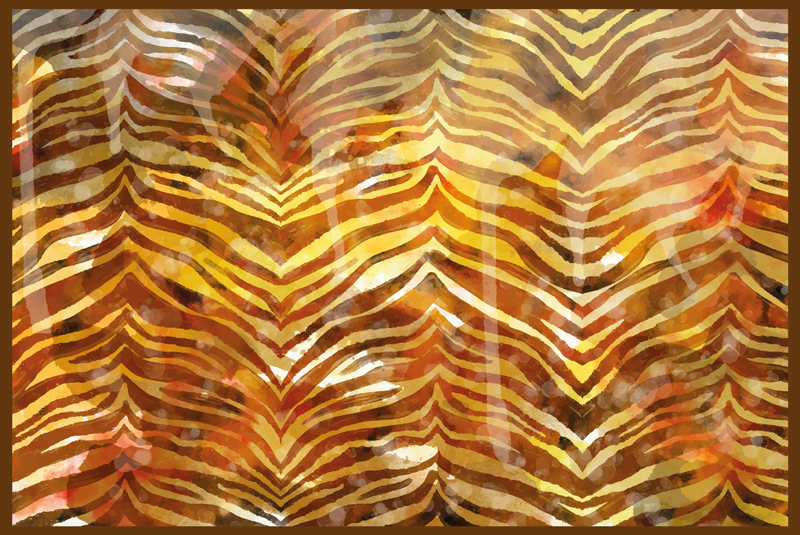 Alfombra vinílica animal print ambiente de safari - TenVinilo