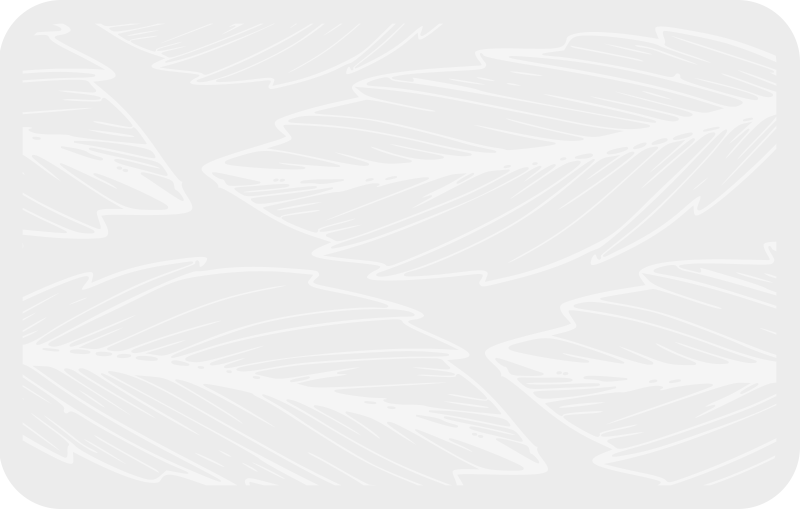 Alfombras vinílicas modernas Hoja gris y blanca - TenVinilo