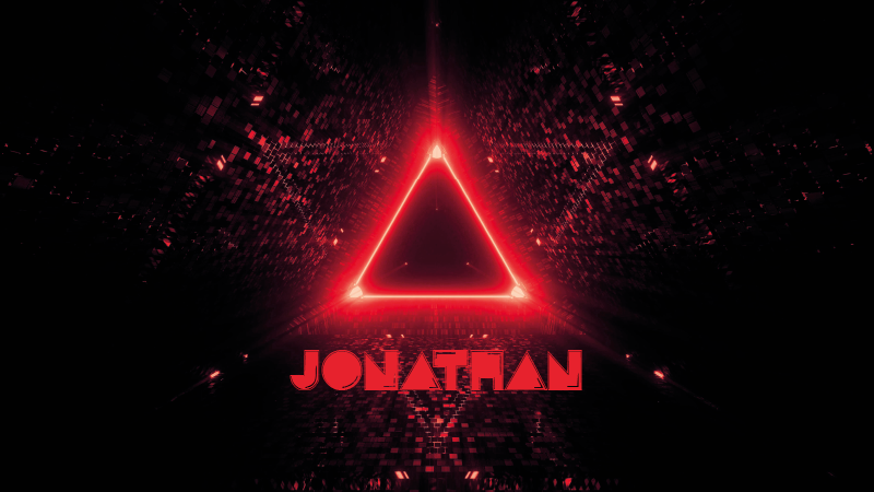 Alfombra vinílica con nombre Triangulo rojo - TenVinilo