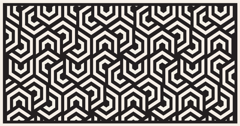 Alfombra vinílica vintage Hipnótico vintage - TenVinilo