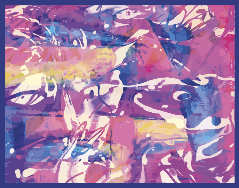 Alfombra vinílica textura remolino abstracto colorido - TenVinilo