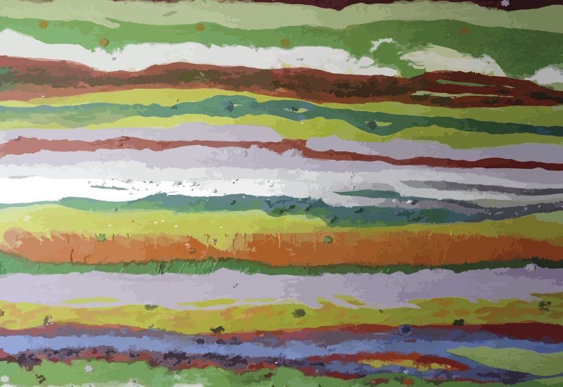 Alfombra vinílica rayas colores vibrantes pintados - TenVinilo