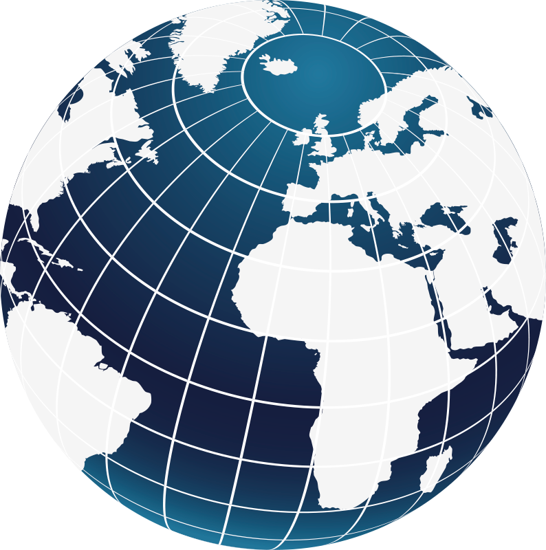 Alfombra vinílica mapamundi con meridianos - TenVinilo