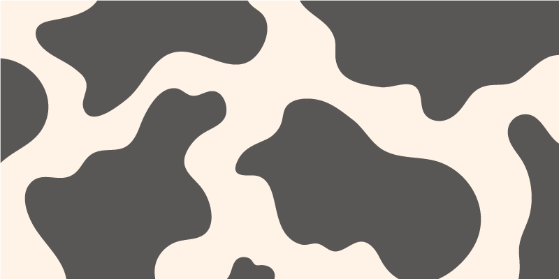 Alfombra vinílica animal print manchas vaca - TenVinilo