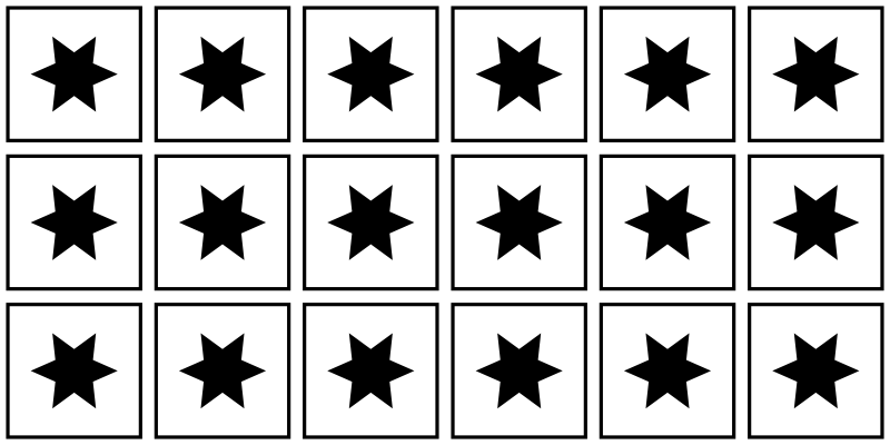 Alfombra vinílica de estrellas motivo en blanco y negro - TenVinilo