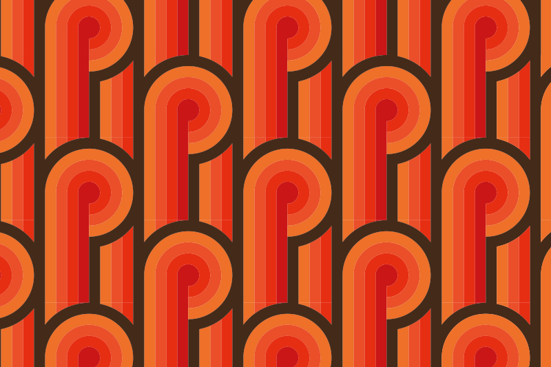 Alfombra vinílica vintage nudos de los 70 - TenVinilo