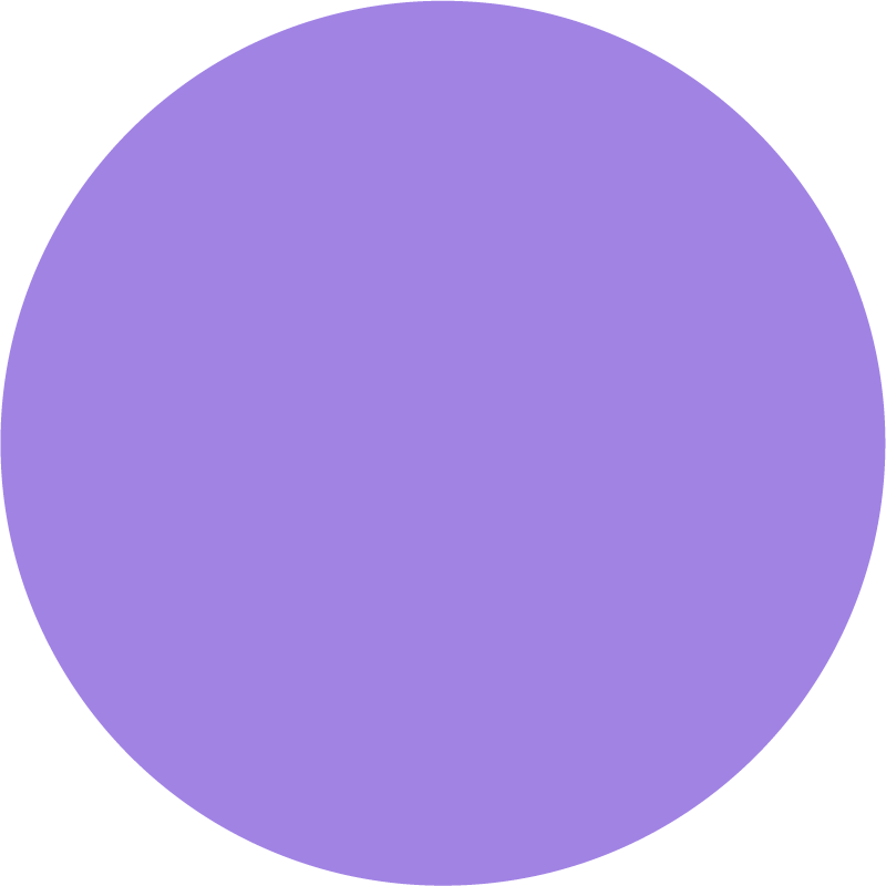 Alfombra vinílica moderna superficie circular púrpura - TenVinilo