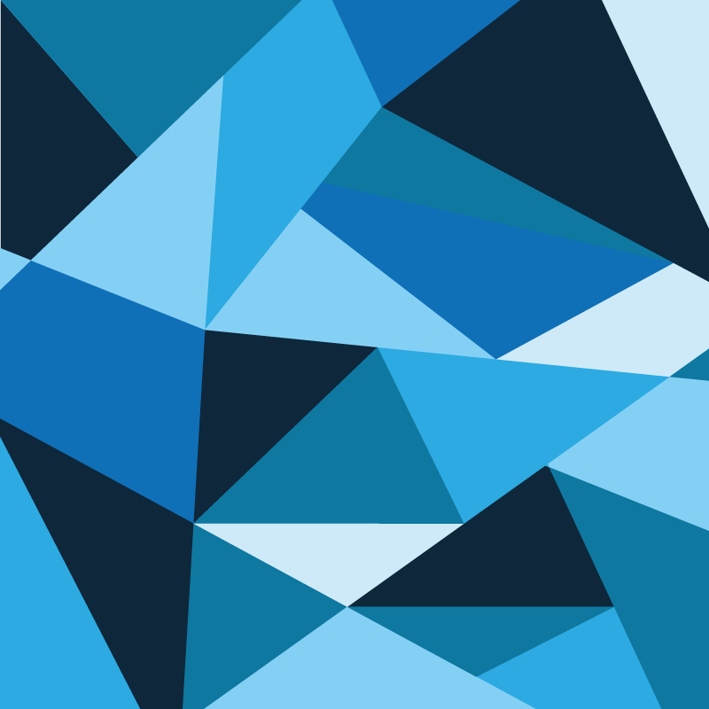 Alfombra vinílica nórdica Triángulos nórdicos de rayas azules - TenVinilo