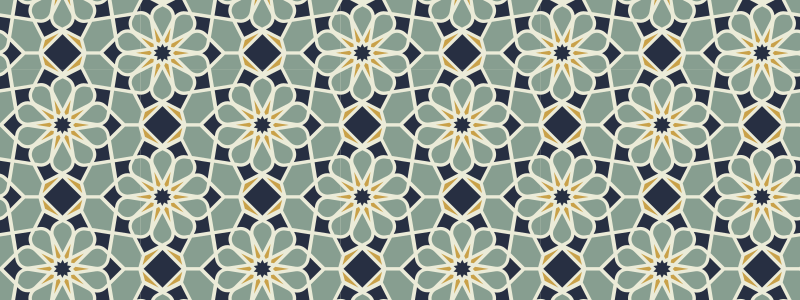 Alfombra vinílica mosaico diseño geométrico sofisticado - TenVinilo