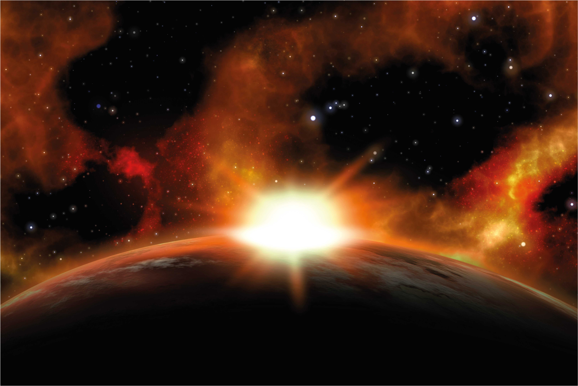 Alfombra vinílica de estrellas resplandor celestial - TenVinilo